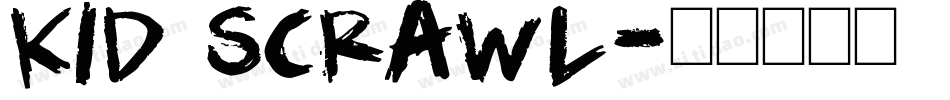 Kid Scrawl字体转换